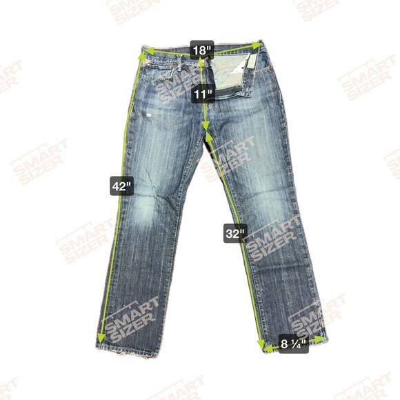 Denim & Supply RL Ralph Lauren Slouch Distressed Straight Leg Jeans Mens 34 x 32 - Picture 3 of 16